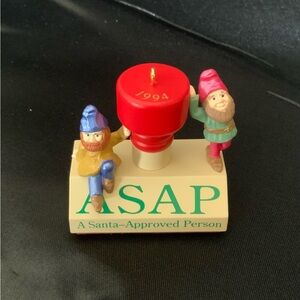 Hallmark Keepsake Stamp of Approval 1994 Ornament No Hallmark Box